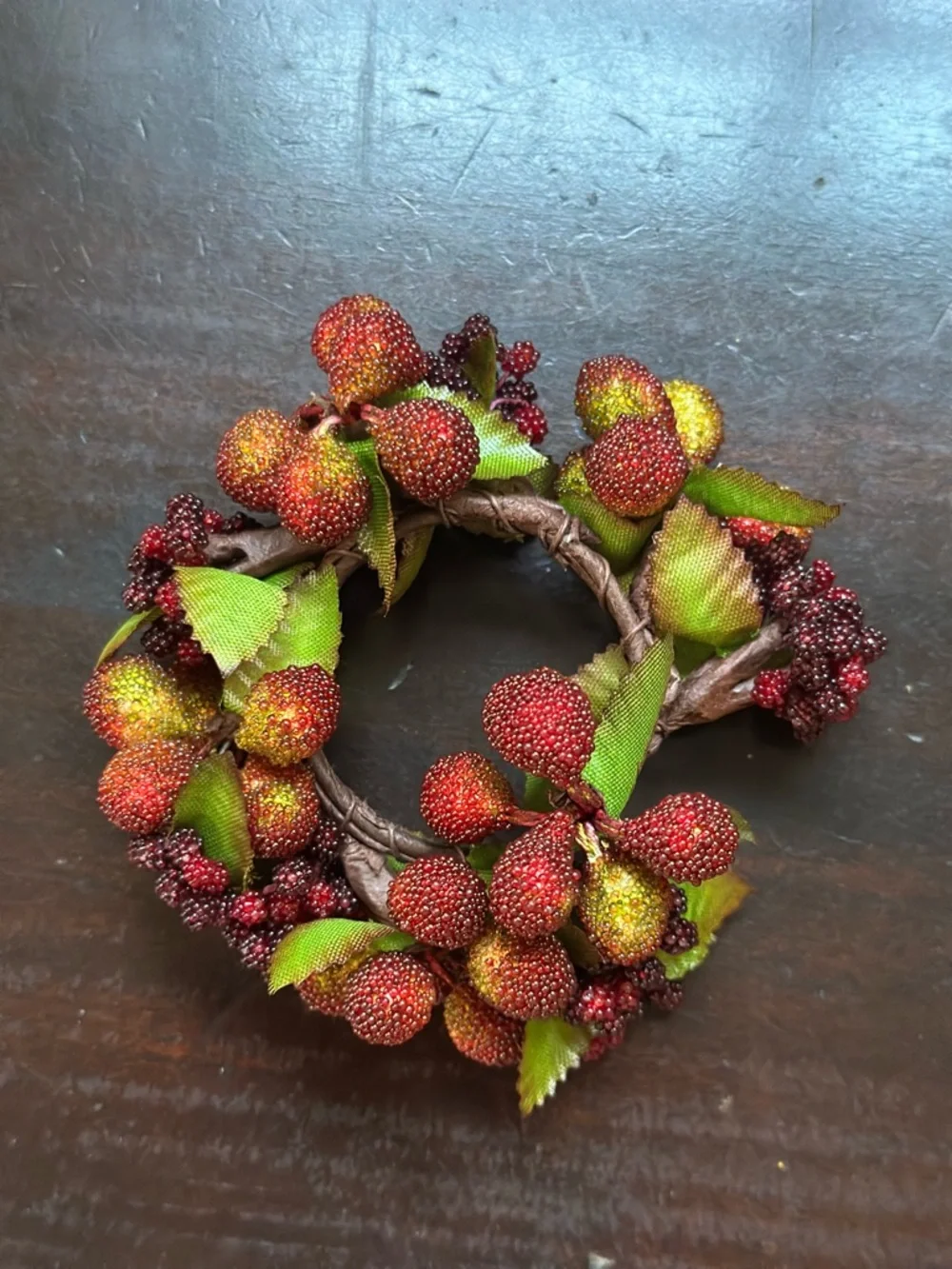 2 Boxes Pier 1 New Rare Sugar Berries Napkin Rings - 12 napkin rings